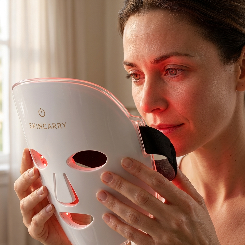 SKINCARRY Maske getragen